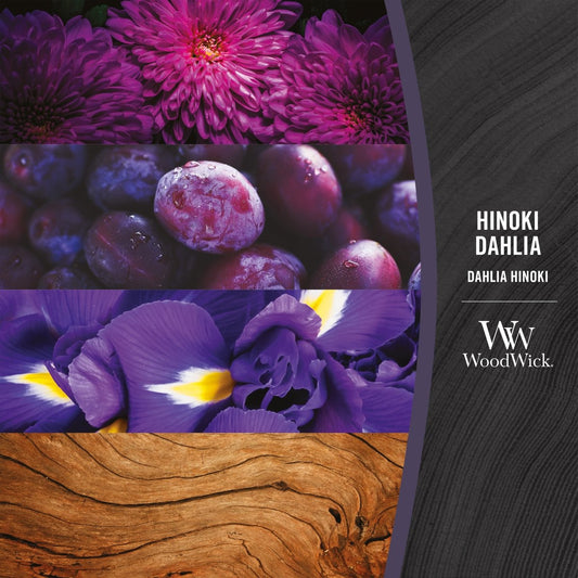 Candela Clessidra Grande, Hinoki Dahlia Wood Wick - Kōdō.boutique