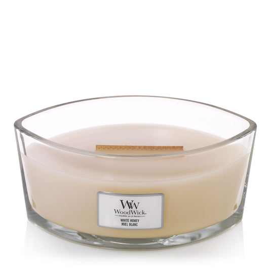 Candela Ellipse, White Honey Wood Wick - Kōdō.boutique
