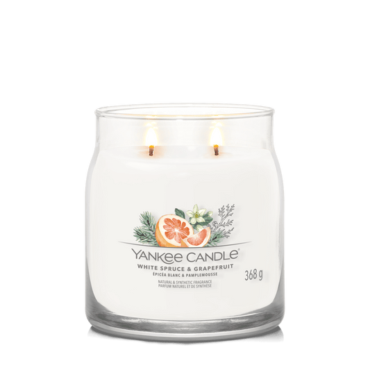 Candela Signature Media "White Spruce & Grapefruit" Yankee Candle - Kōdō.boutique