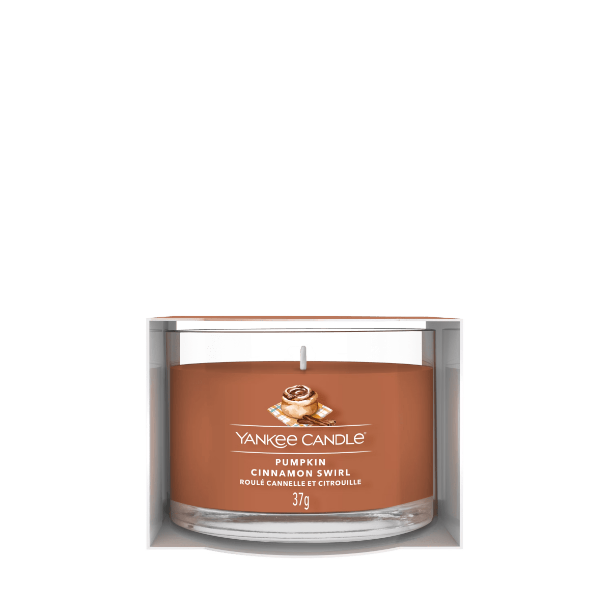 Candela Votiva in vetro "Pumpkin Cinnamon Swirl" Yankee Candle - Kōdō.boutique