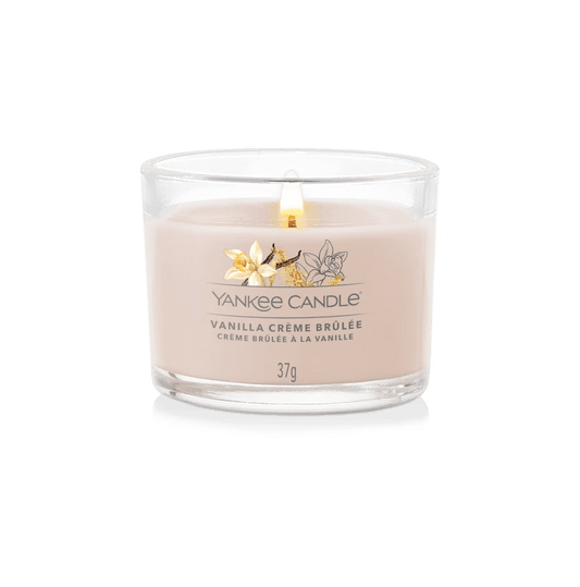 Candela Votiva in vetro "Vanilla Crème Brûlée" Yankee Candle - Kōdō.boutique