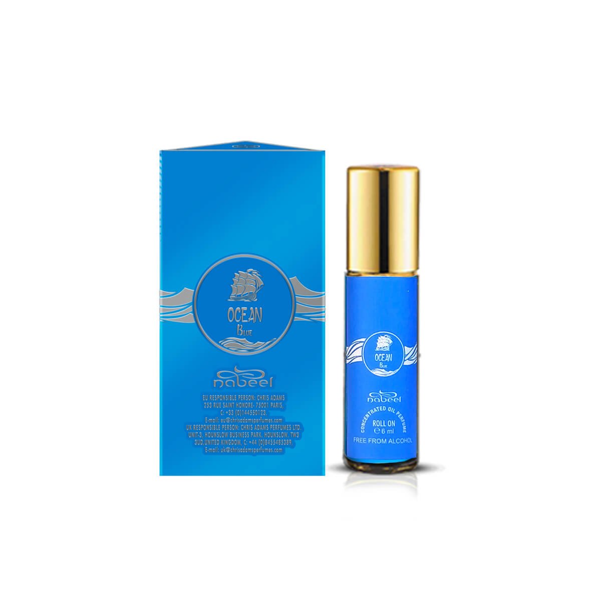 Ocean Blue Roll On Oil Perfume - Kōdō.boutique