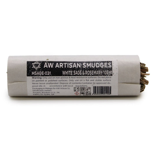 Smudge Stick - White Sage & Rosemary 10cm - Kōdō.boutique