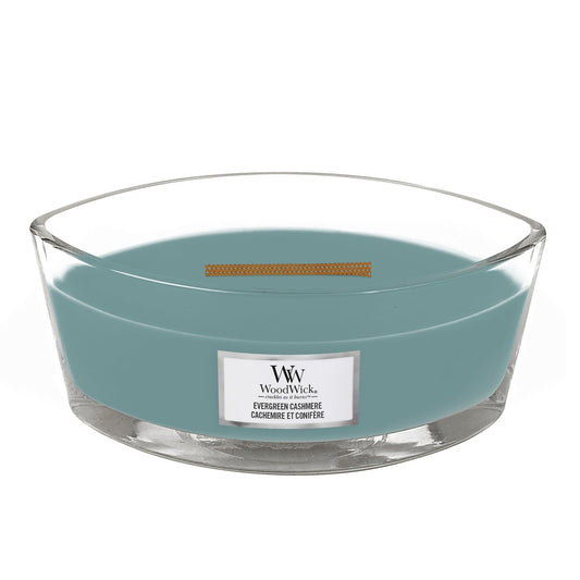 Candela Ellipse, Evergreen Cashmere Wood Wick - Kōdō.boutique