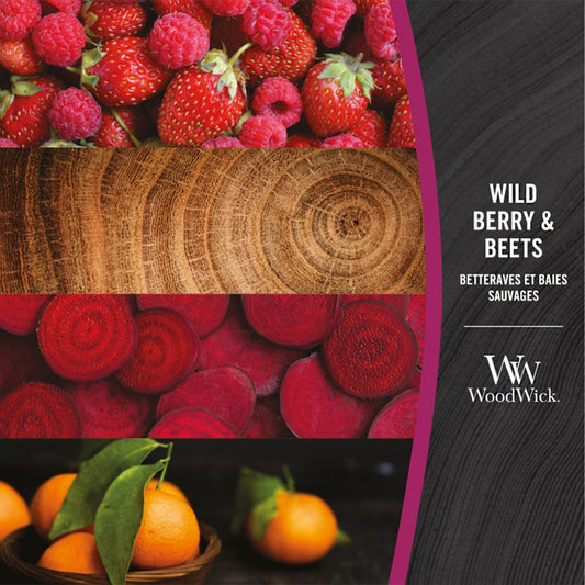 Candela Ellipse, Wild Berry & Beets Wood Wick - Kōdō.boutique