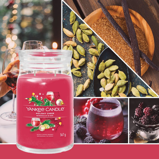 Candela Signature Grande "Holiday Cheer" Yankee Candle - Kōdō.boutique