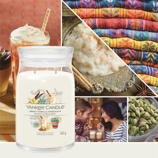 Candela Signature Grande "Sweet Vanilla Horchata" Yankee Candle - Kōdō.boutique