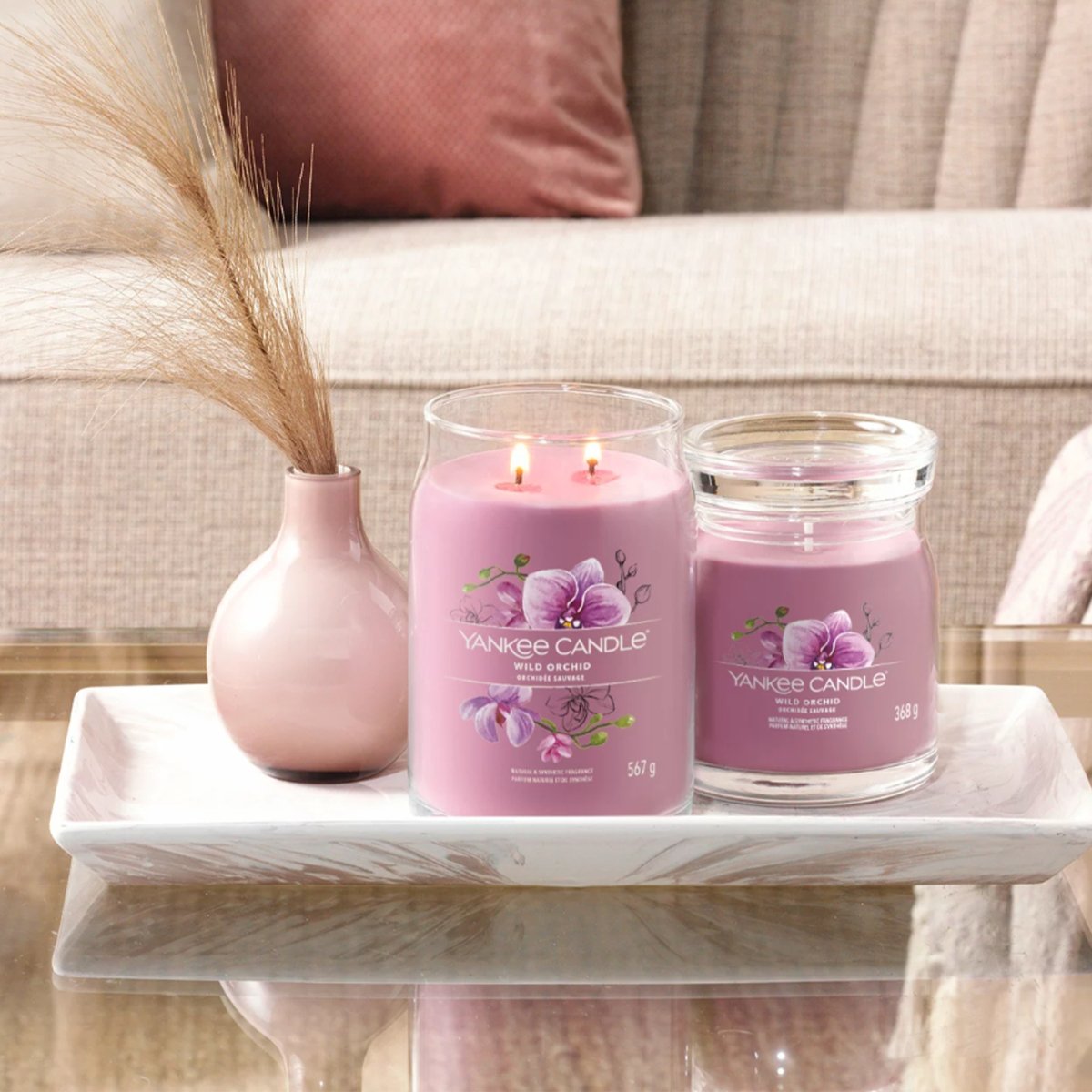 Candela Signature Media "Wild Orchid" Yankee Candle - Kōdō.boutique