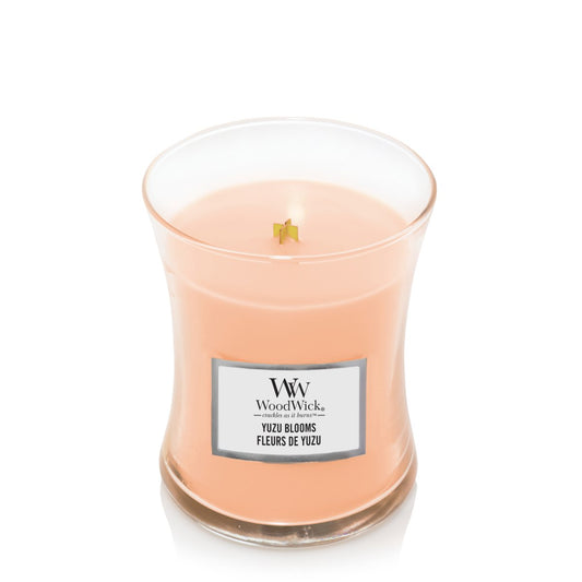 Mini Candela Clessidra, Yuzu Blooms Wood Wick - Kōdō.boutique