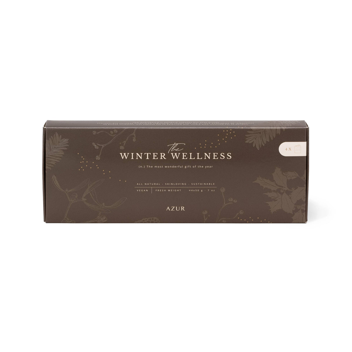 Azur Rituale d’inverno — Set di quattro saponi — 4 × 50 g