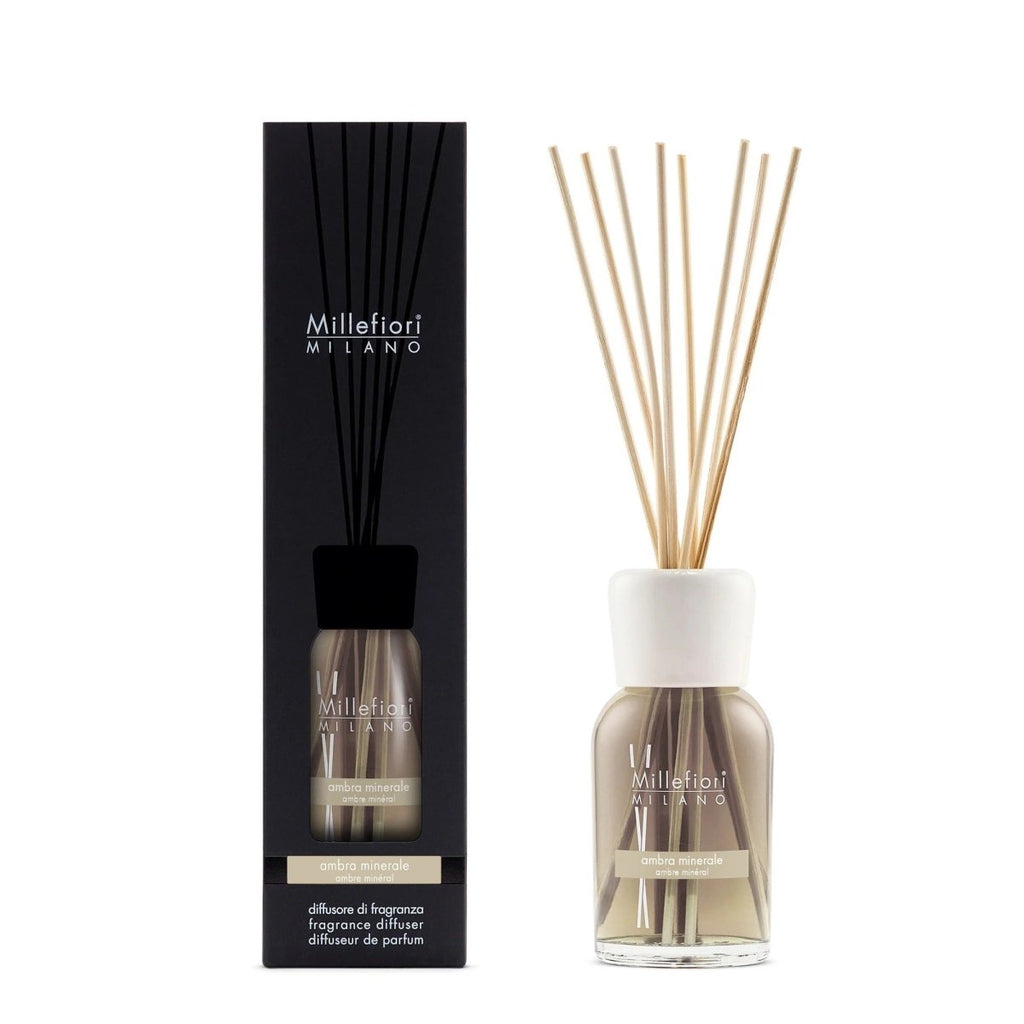 Ambra Minerale – Profumo per ambienti a bastoncini - Millefiori Milano - Kōdō.boutique
