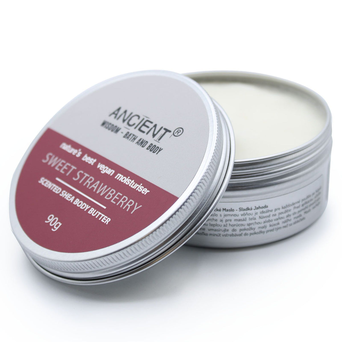 Burro corpo profumato al karité — Dolce fragola — 90 g
