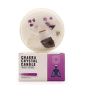 Candela Chakra con cristalli — Corona