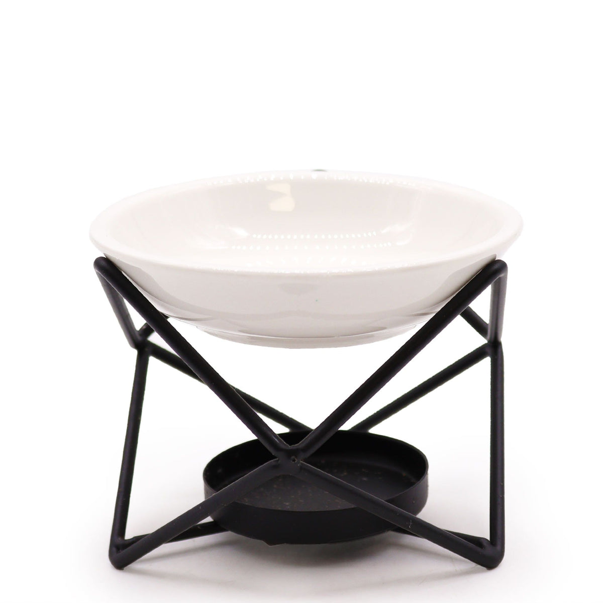 Brucia essenze in ceramica e metallo — Supporto esagonale