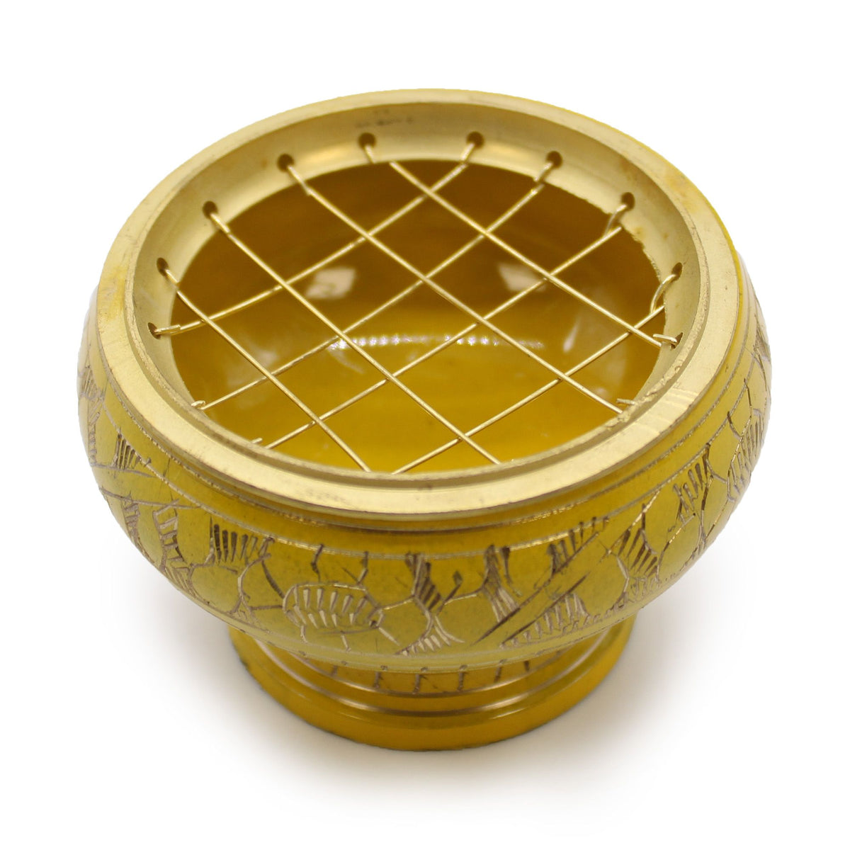 Brucia incenso Chakra in ottone alto — Plesso solare