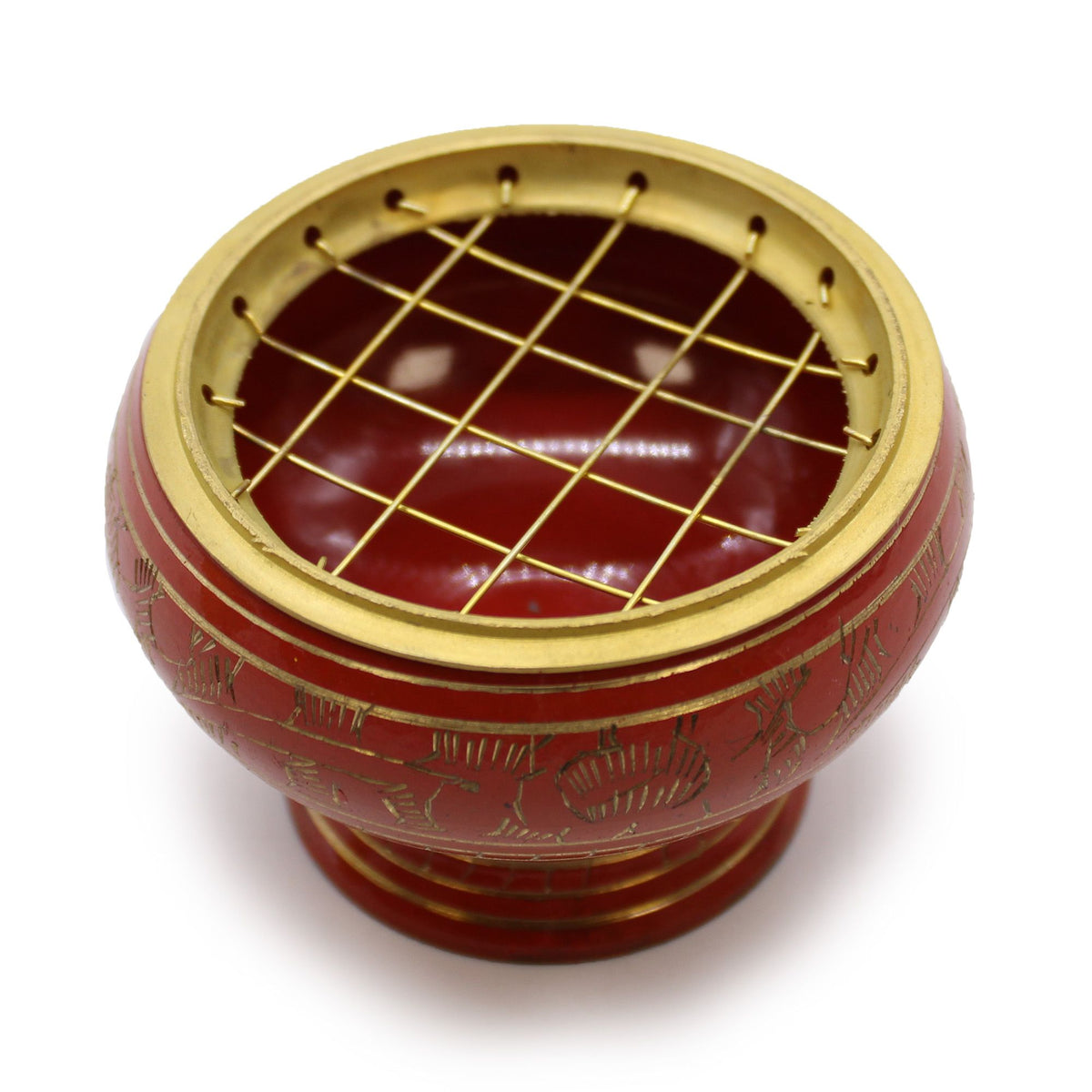 Brucia incenso Chakra in ottone alto — Sacrale