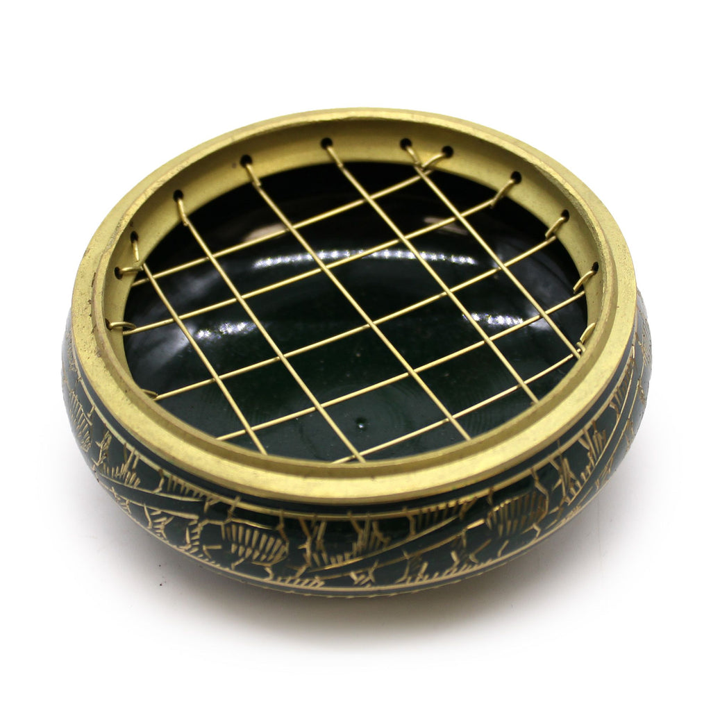 Brucia incenso Chakra in ottone — Cuore