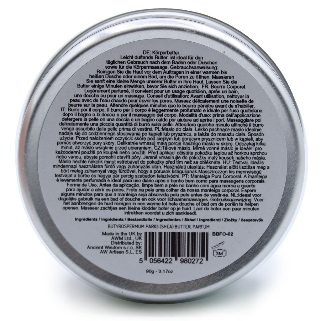 Burro corpo profumato al karité — Mango vivace — 90 g