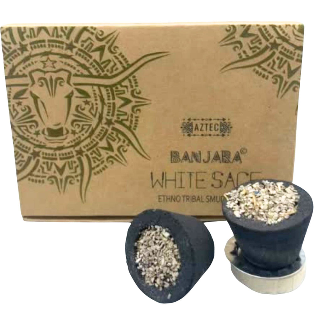 Coppette di resina Banjara — Salvia bianca