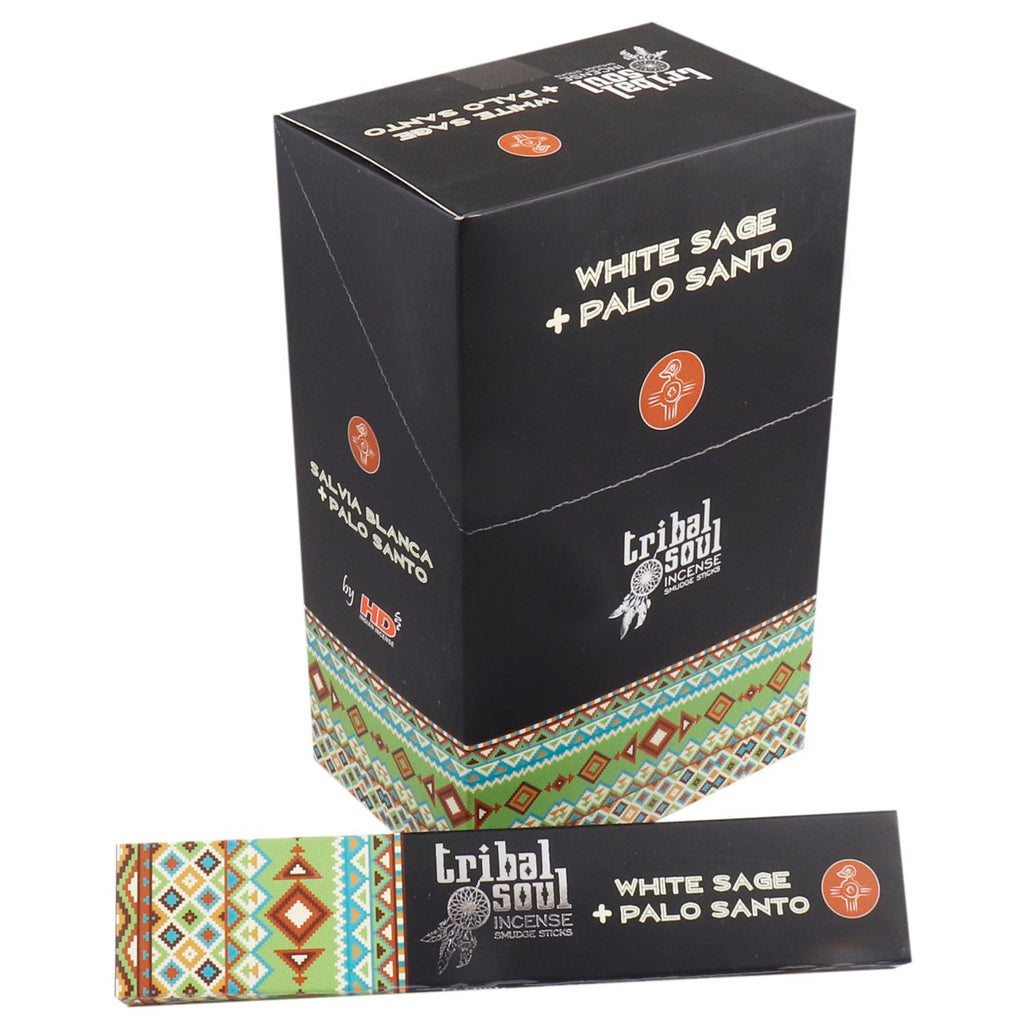 Incenso in bastoncini Tribal Soul — Salvia bianca e Palo Santo
