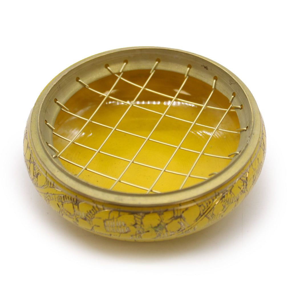 Brucia incenso Chakra in ottone — Plesso solare