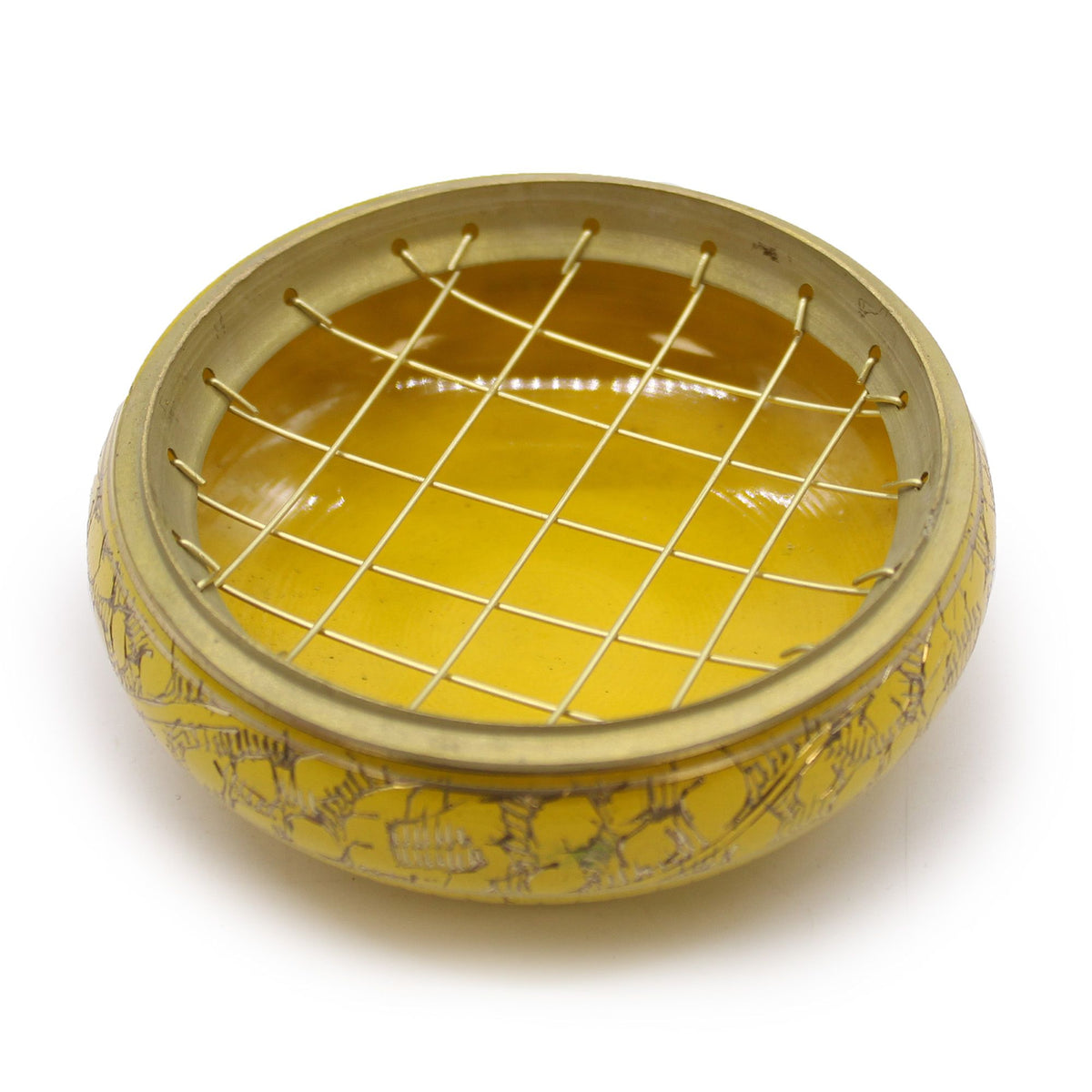Brucia incenso Chakra in ottone — Plesso solare