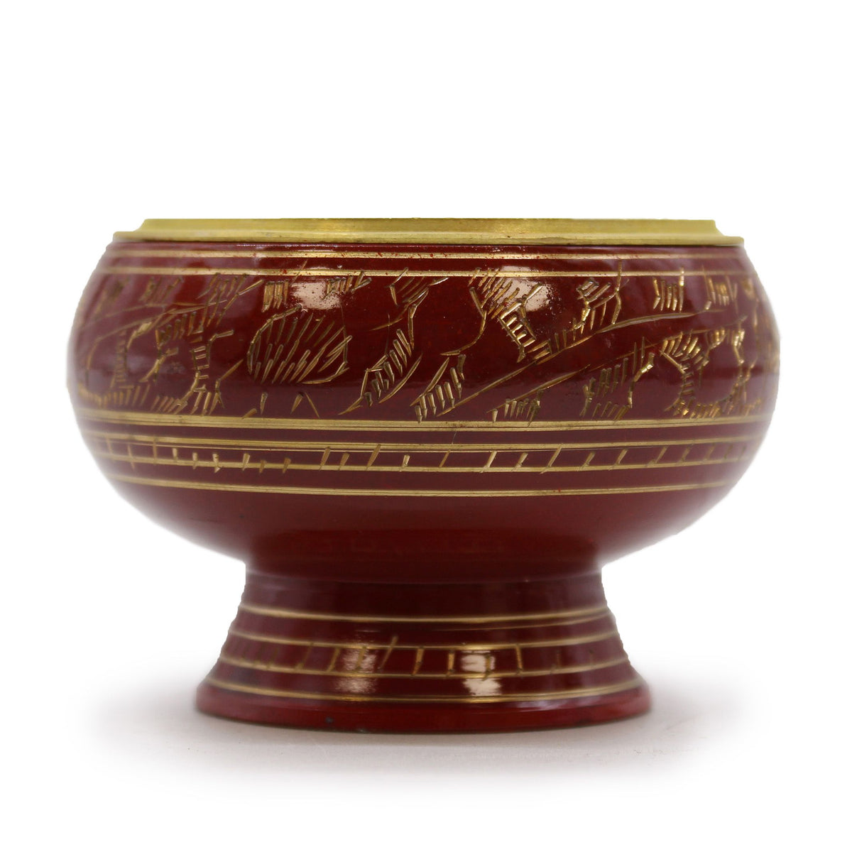 Brucia incenso Chakra in ottone alto — Radice