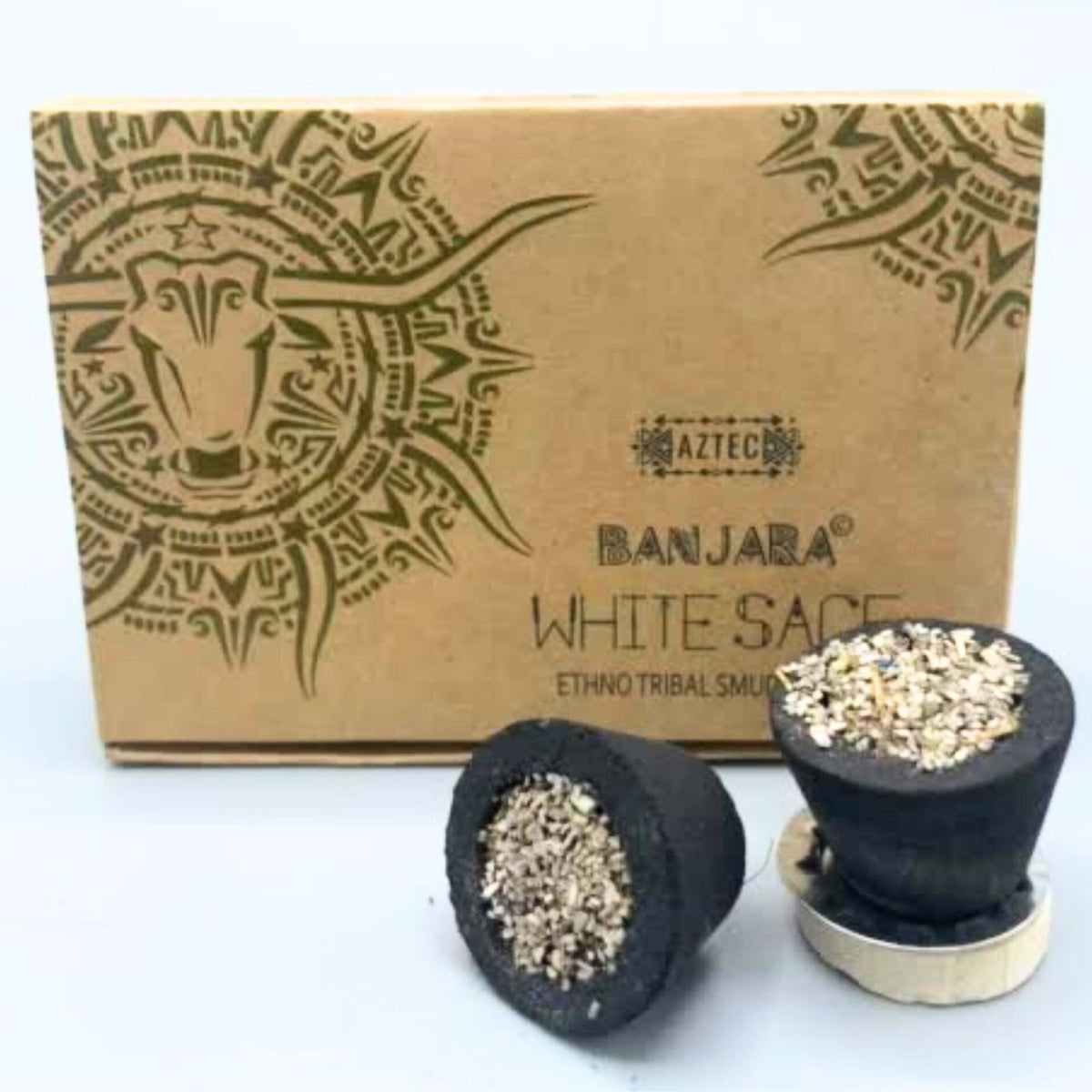 Coppette di resina Banjara — Salvia bianca
