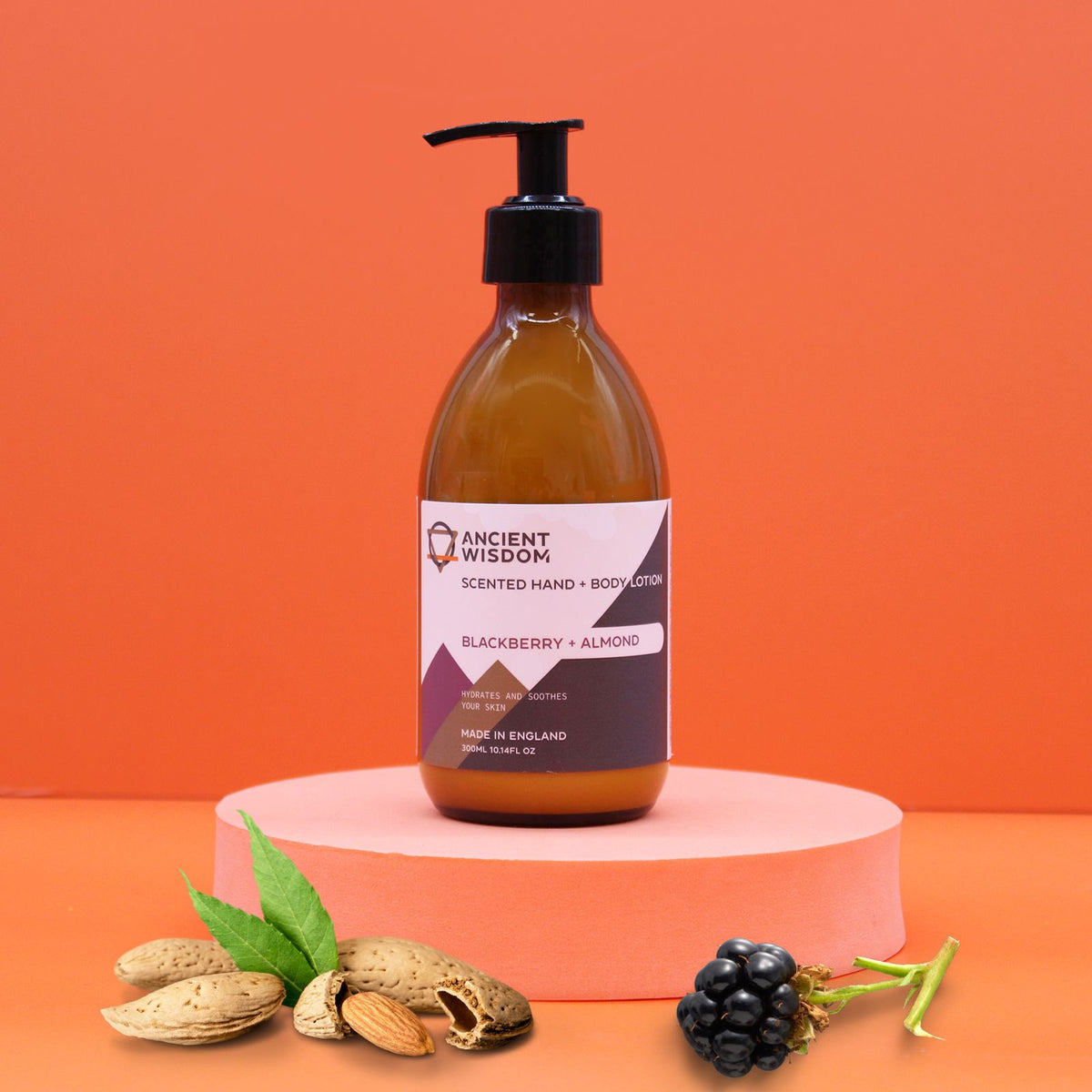 Lozione mani e corpo — Mora e mandorla — 300 ml