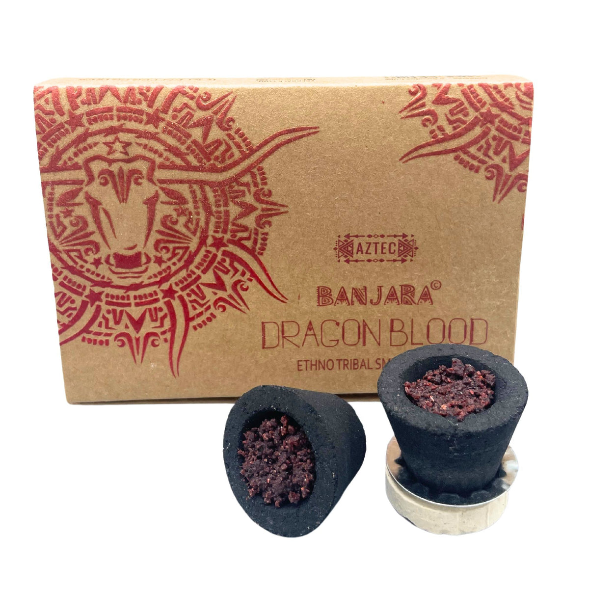 Coppette di resina Banjara — Sangue di drago
