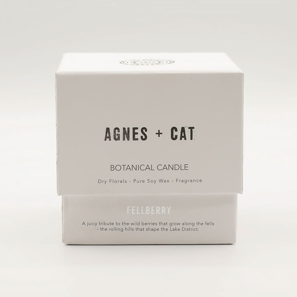 Candela botanica in cera di soia Agnes + Cat — Bacche di brughiera