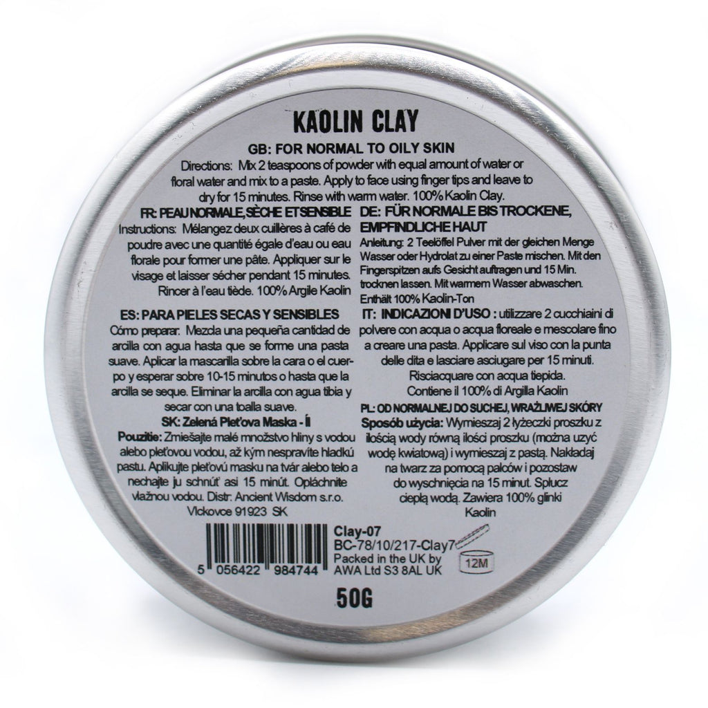 Argilla caolino — 50 g