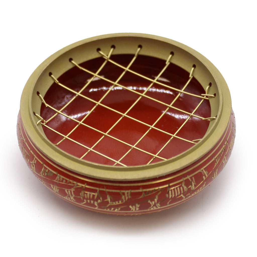 Brucia incenso Chakra in ottone — Sacrale