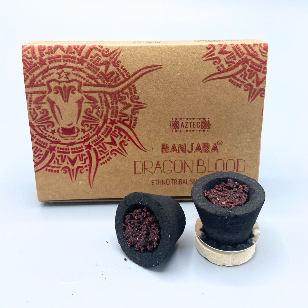 Coppette di resina Banjara — Sangue di drago