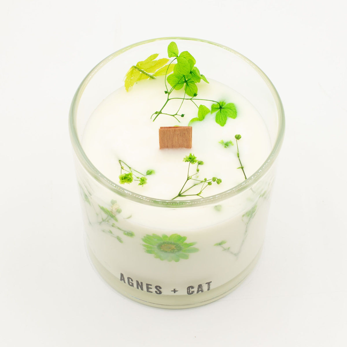 Candela botanica in cera di soia Agnes + Cat — Bacche di brughiera