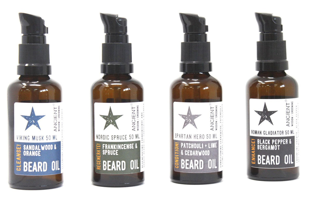 Olio da barba — Eroe spartano — 50 ml