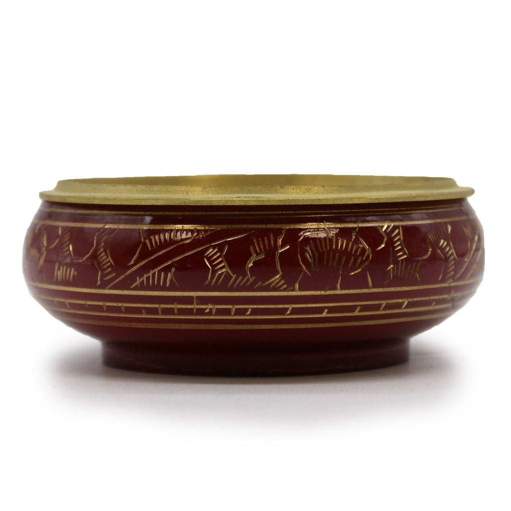 Brucia incenso Chakra in ottone — Radice