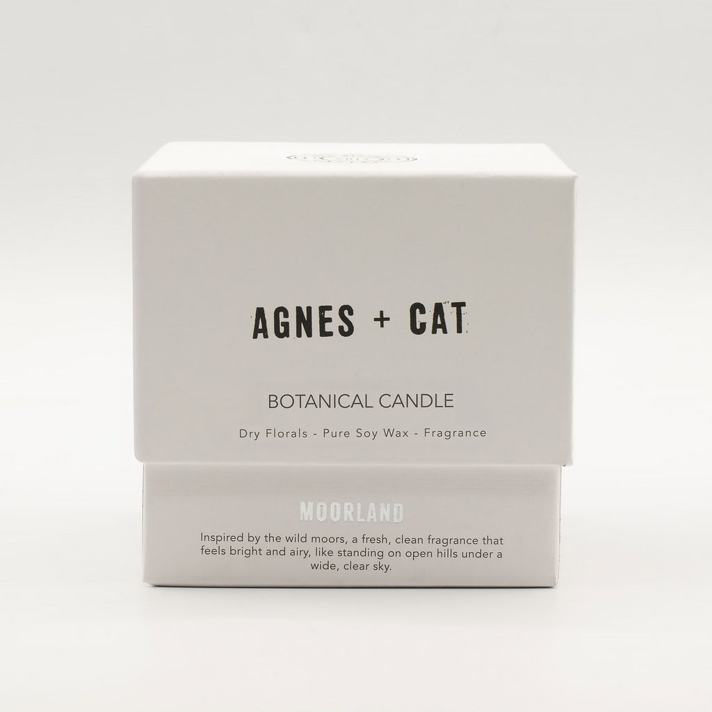 Candela botanica in cera di soia Agnes + Cat — Brughiera