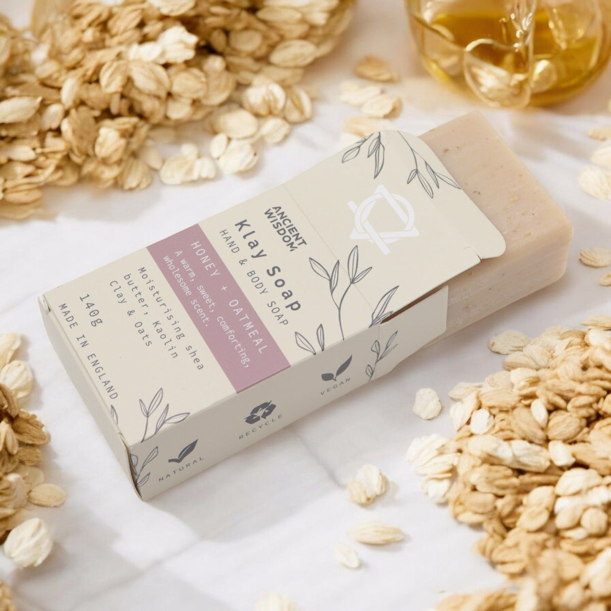 Sapone Klay — Miele e avena