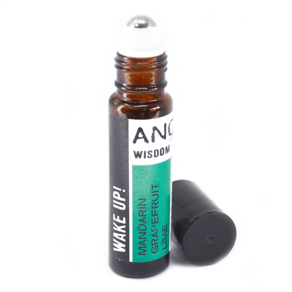 Miscela di oli essenziali con applicatore a sfera — Risveglio — 10 ml