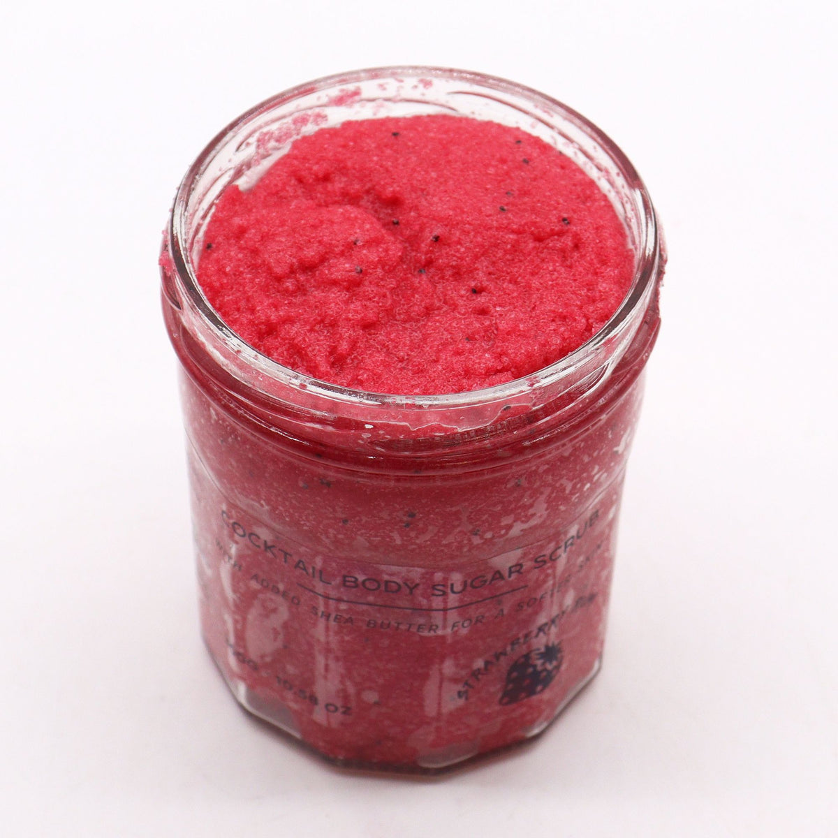 Esfoliante corpo allo zucchero — Fragola e rum 300 g