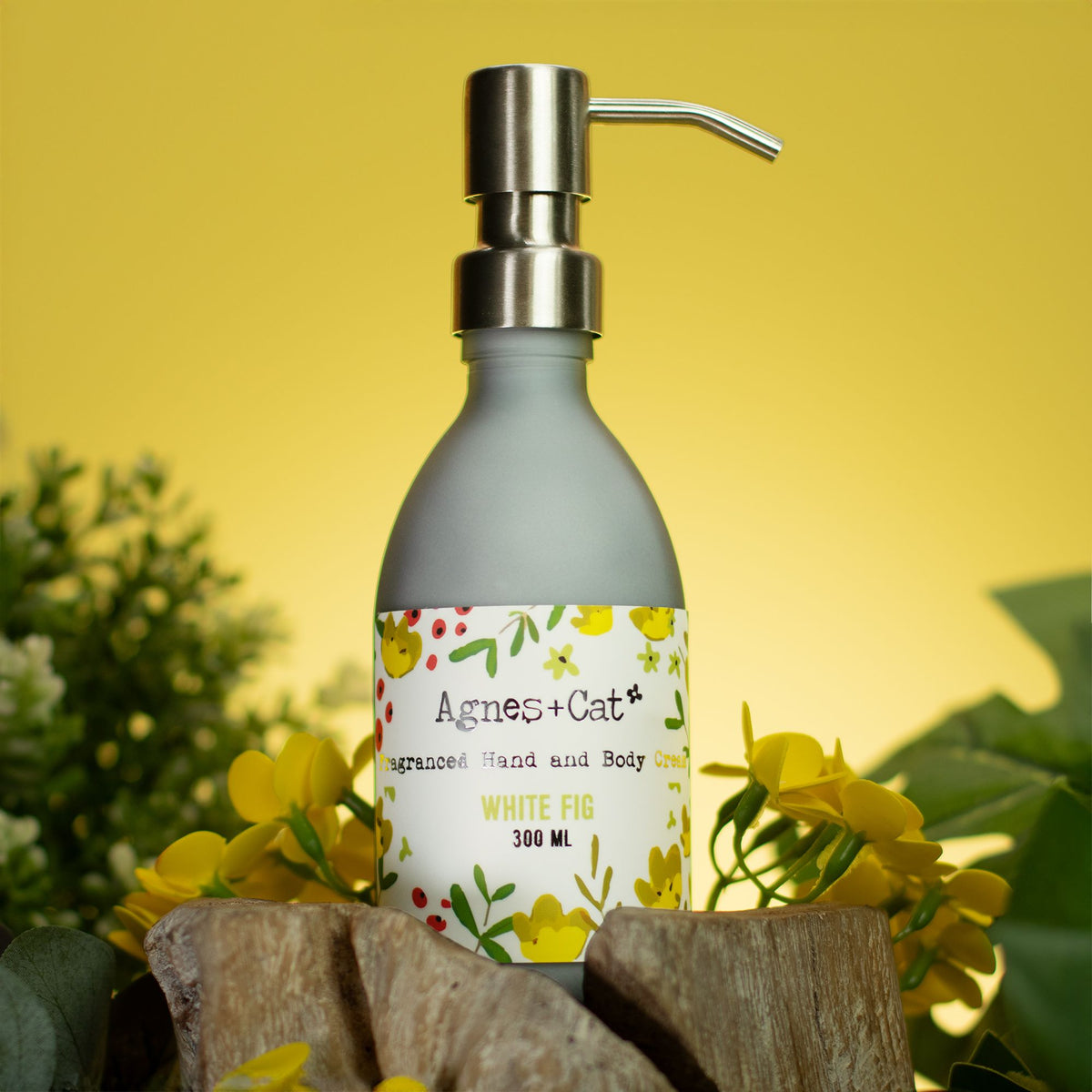 Crema mani e corpo Agnes + Cat — Fico bianco — 300 ml