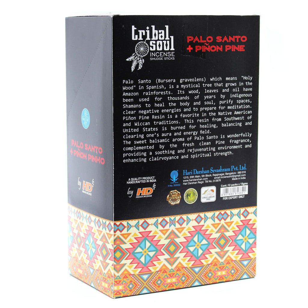 Incenso in bastoncini Tribal Soul — Palo Santo e Pino pignone