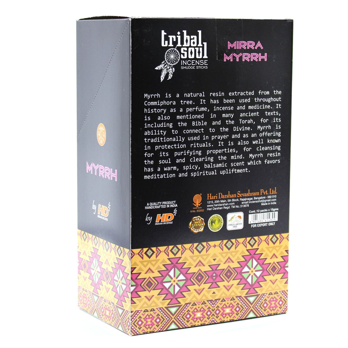 Incenso in bastoncini Tribal Soul — Mirra