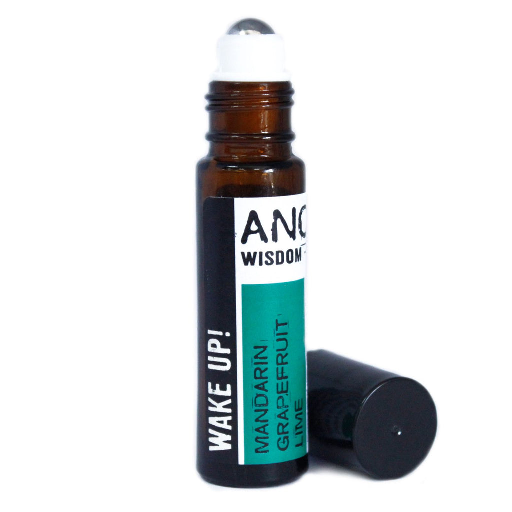 Miscela di oli essenziali con applicatore a sfera — Risveglio — 10 ml