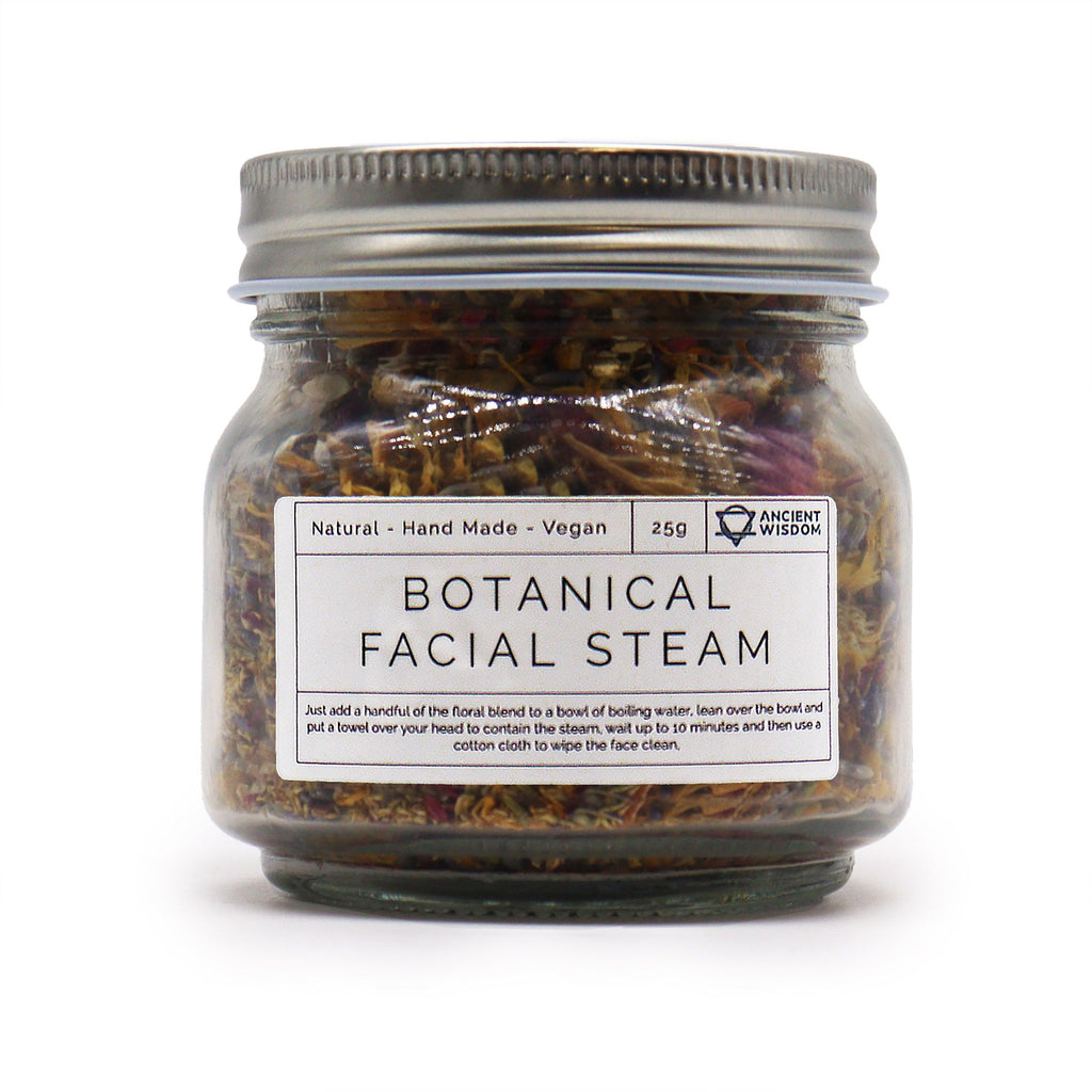 Miscela botanica per bagno di vapore viso — 25 g