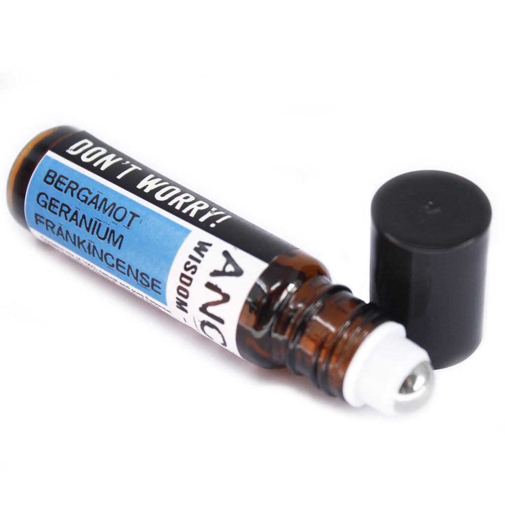 Miscela di oli essenziali con applicatore a sfera — Senza pensieri — 10 ml