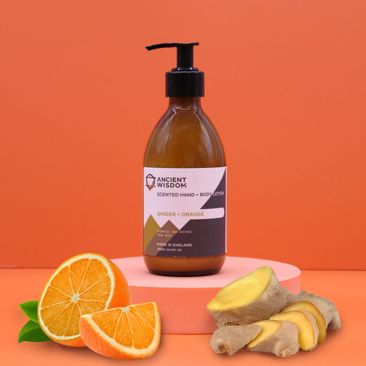 Lozione mani e corpo — Zenzero e arancia — 300 ml