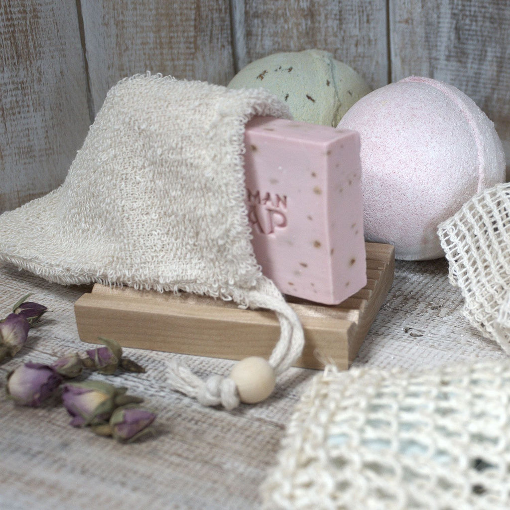Sacchetto portasapone in sisal