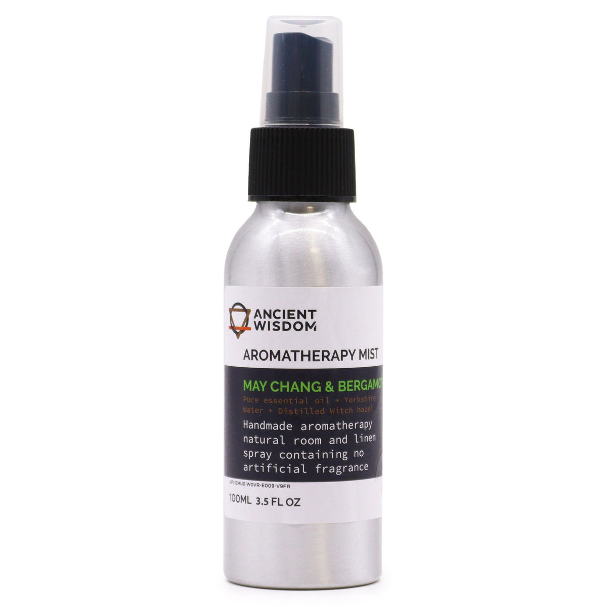 Spray aromatico con oli essenziali — May Chang e bergamotto — 100 ml
